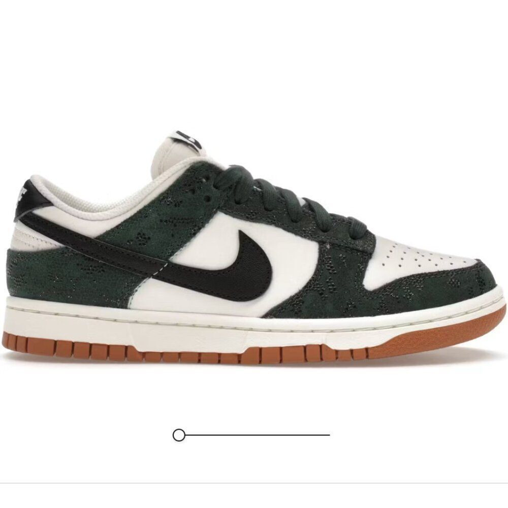 Nib Nike Dunk Low - Green Snake - Pro Green Black Sail - Size 7.5 Mens
